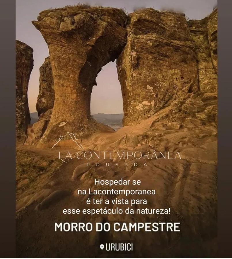La Contemporanea Cabanas Prox A Cidade Vista Para Ponto Turistico Urubici Exterior foto